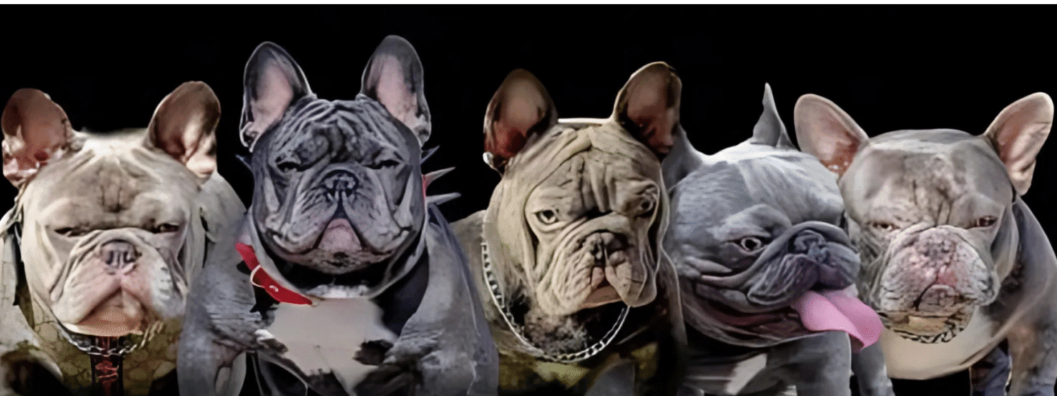 Lineup of elite French Bulldog studs from Fire French Bullies in Tucson, Arizona , bred for structure, health, and consistent litters